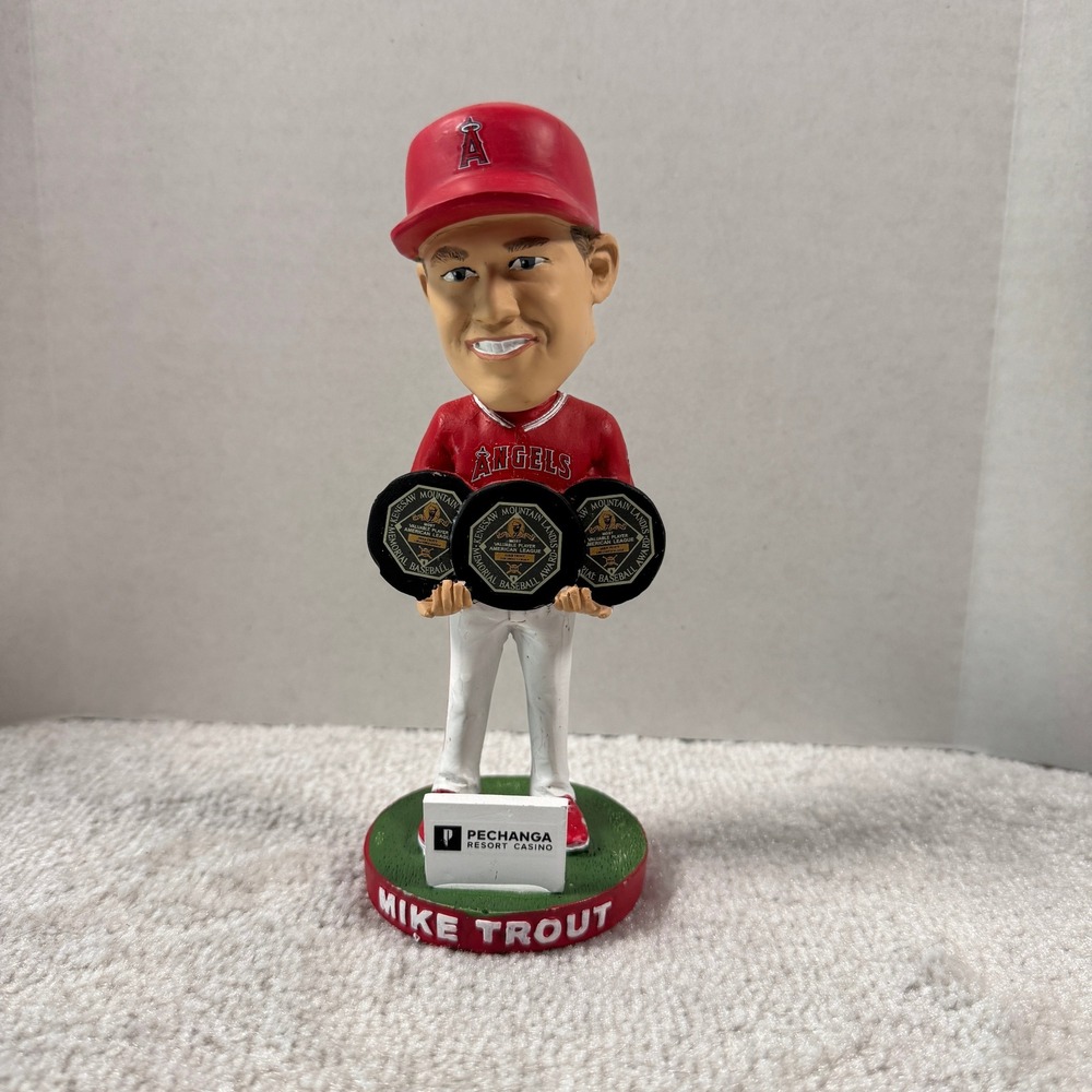 MLB Bobblehead Unisex OS Red Mike Trout 3X AL MVP Stadium Giveaway SGA Angels